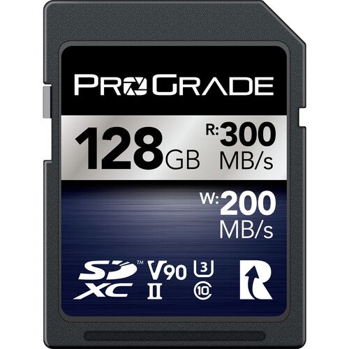 ProGrade 128GB SDXC UHS-II V90 Iridium Memory Card